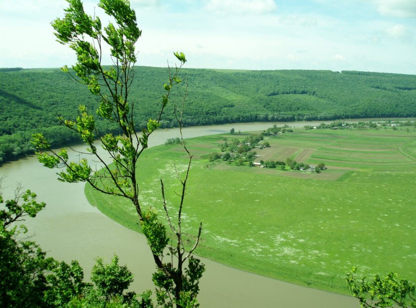 Canyon of Dniester River, Chernivtsi Oblast, Ukraine